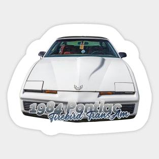 1984 Pontiac Firebird  Trans Am Sticker